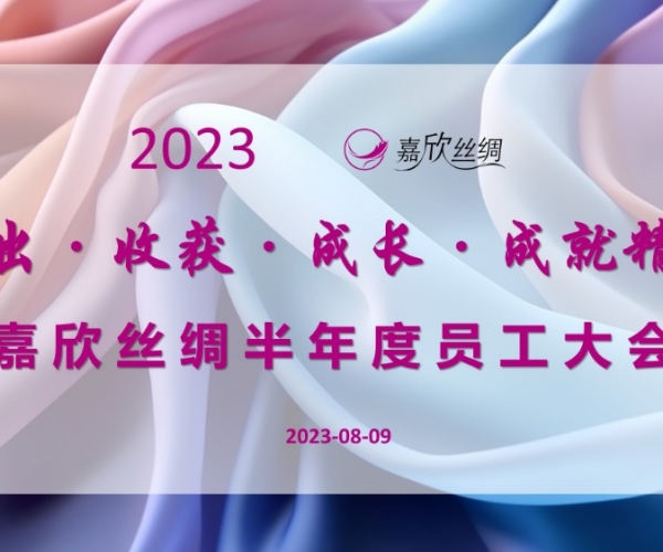 4118云顶集团丝绸召开2023半年度员工大会