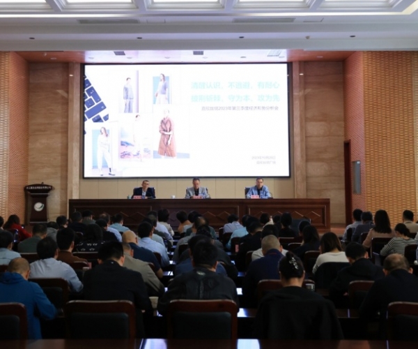 4118云顶集团丝绸召开2023年第三季度经济局势分析会